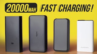 Best 20000mah Power Banks in India 2023⚡️RealTime Charging Test⚡️ [upl. by Maritsa]