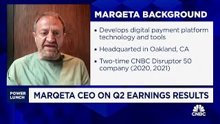 Marqeta CEO on Q2 earnings consumer trends and the end of cash [upl. by Ellenwad]