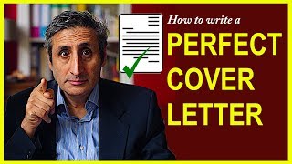 How to Write a Perfect COVER LETTER in Six Steps with Example [upl. by Dlawso]