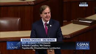 Congressman Pittenger speaks in honor of Michael Macchiavello [upl. by Elbon]