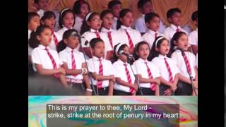 This is My Prayer to Thee My Lord Strike Strike by St Lourdes High School ICSE Bangalore [upl. by Luhe677]