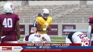 VIDEO West Texas AampM Spring Game [upl. by Akerehs]