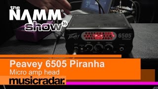 NAMM 2016 Peavey 6505 Piranha micro amp head [upl. by Aleetha]