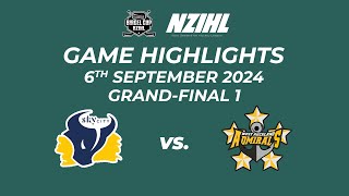 GrandFinal 1 Game Highlights SkyCity Stampede vs West Auckland Admirals NZIHL 6th September 2024 [upl. by Asilrak]