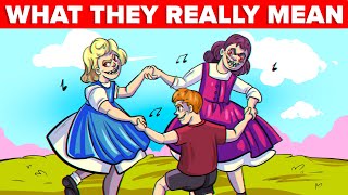 Actual Dark Messages Behind Nursery Rhymes [upl. by Adnohser]