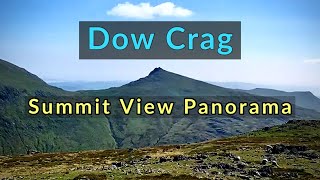 Dow Crag  Labelled Summit View Panorama  Lake District Southern Fells [upl. by Enomar783]