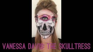 THIRD EYE SKULL MAKEUP TUTORIAL [upl. by Leunamme306]