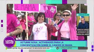 Octubre Rosa actividades de concientización en Barda del Medio [upl. by Gnak]