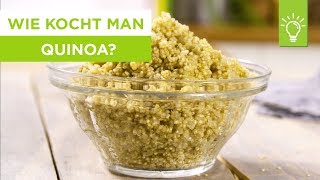 Wie kocht man Quinoa  Quinoa Rezepte  Tipps zum Kochen [upl. by Peggy746]