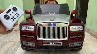 RC RollsRoyce Car Unboxing amp Testing  The Power Wheels Ride on RollsRoyce Car  Shamshad Maker🔥🔥 [upl. by Ginny]