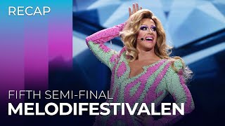 Melodifestivalen 2024 Sweden  Fifth SemiFinal  RECAP [upl. by Raven]