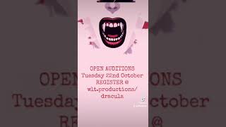 Dracula Auditions dracula wakefieldlittletheatre lamproomtheatre [upl. by Erehs783]