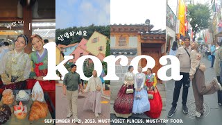 SEOUL SOUTH KOREA SEPTEMBER 2023 AUTUMN DIY TRAVEL VLOG Street Food Shopping Cafe Nami Island [upl. by Notgnihsaw]