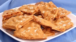 Crunchy Peanut Brittle Recipe  Amy Lynns Kitchen [upl. by Anirok405]