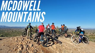 McDowell Mountain  Epic climb crowded descent on Lost Dog Wash Old Jeep and Sunrise  12292019 [upl. by Mosenthal]