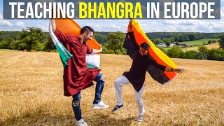 Teaching Bhangra in Germany  Lehmber Hussainpuri  Punjabi in Europe [upl. by Any]