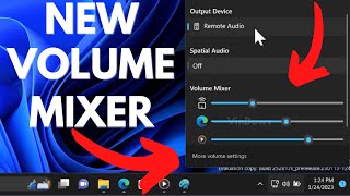 How to Enable New Volume Mixer amp Output Settings in Windows 11  25281 [upl. by Tnias]