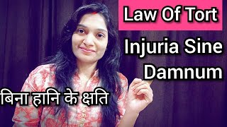 Tort  Injuria sine Damnum बिना हानि के क्षति  Injury without Legal Damage 【Part1】 [upl. by Naujit]