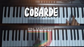 Cobarde  Enjambre  Teclado Cover [upl. by Acima]