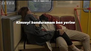 Kendimden Hallice  Seni Kimseye Anlatamazdım  Sözleri  Lyrics [upl. by Ayom277]