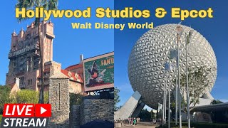 🔴 Live  Disneys Hollywood Studios amp Epcot  Walt Disney World 5232024 [upl. by Sybilla]