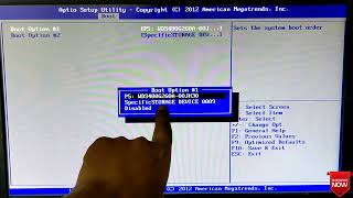 BIOS setting on ZXh61CB75 Motherboard [upl. by Steddman951]