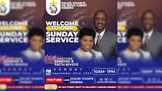 SUNDAY SERVICE with PASTORS Edmond amp Faith KIVUYE 3923 [upl. by Nellaf]