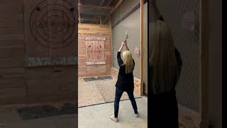 Axe throwing fail [upl. by Nevar429]