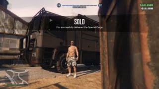 selling another 66 Crates of Special Cargo in Grand Theft Auto 5 Online 3 SecuroServ [upl. by Maletta]