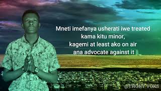 The Final Conversation  quotWatoto wakoquot  Spoken Word poem  Thony Voks [upl. by Rawdan]