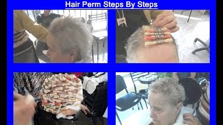 Como Hacer Pérmanente en Pelo Corto  Hair Perm Steps By Steps [upl. by Leela]