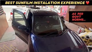 WATCH BEFORE INSTALLING SUNFILM FOR CAR IN SUMMER  As Per GOVT NORMS  IN TAMIL  Swift Sunfilm [upl. by Molly]