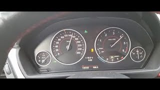 0150kmh Bmw 330d f31 MY2012 Acceleration [upl. by Karola]