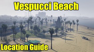 GTA 5  Vespucci Beach Location Guide [upl. by Jolynn]