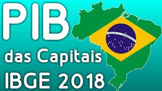 As Capitais Mais Ricas do Brasil PIB Nominal [upl. by Lobel]