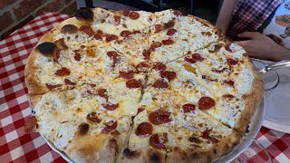 NY Style PIZZA in Dallas  Grimaldis Pizzeria Grapevine TX [upl. by Anrim383]