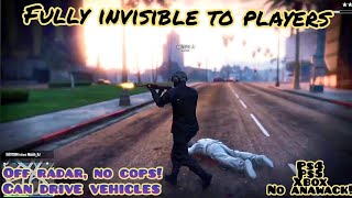 Full Guide Best God Mode Glitch GTA 5 Online🔥Off Radar No Cops [upl. by Purpura65]