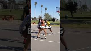 Nerd Plays Basketball In The Hood Cred Professorlive basketball nba [upl. by Yrrak]