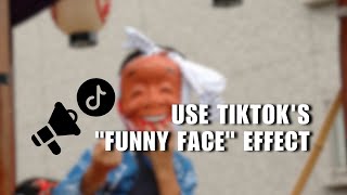 ❤ HACKS How To Use TikToks quotFunny Facequot Effect  Social Tech Insider  English [upl. by Ajnot]