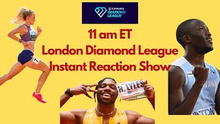 Keely Hodginson Matthew HudsonSmith NRs Noah Lyles Over Tebogo London Diamond League Recap [upl. by Lewison348]