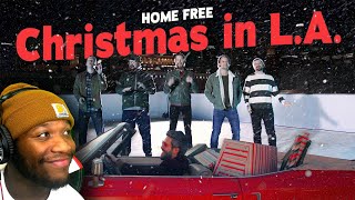 Home Free  Christmas in LA  REACTION [upl. by Yesrod432]