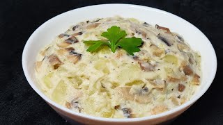 Salată de ciuperci cu maioneza si usturoide post🍄🥔Ensalada vegana de champiñones [upl. by Htebazileyram]