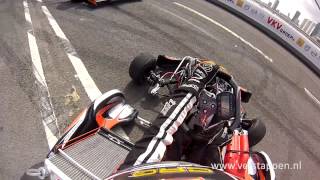 Demo Max Verstappen Helmet Cam Exclusive Footage CRG VKV City Racing Rotterdam 2013 [upl. by Lexy]