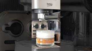 Beko espresso makinesi 5304 Bol köpüklü lezzetli kahve shorts espresso latte [upl. by Tiana]