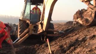 Erosion Control Berm Construction [upl. by Tellford]