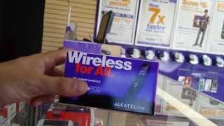 unboxing alcatel 678 metro pcs flip phone [upl. by Erma741]