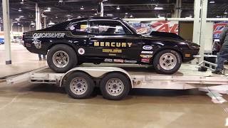 V8 Ford MaverickComet Mercury Dealers Drag Car BIG Cam Exhaust Sound World of Wheels Car Show 2019 [upl. by Eastlake]