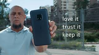 Nokia XR20 The ToughestTest featuring Roberto Carlos and Lisa Zimouche [upl. by Margo791]