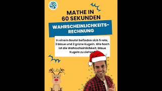 Wahrscheinlichkeitsrechnung mit Mathetipps mathe mathetipps holidayswithyoutube [upl. by Ancilin]