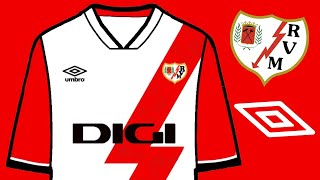 EQUIPACIÓN del RAYO VALLECANO para la TEMPORADA 20232024 [upl. by Eivod524]